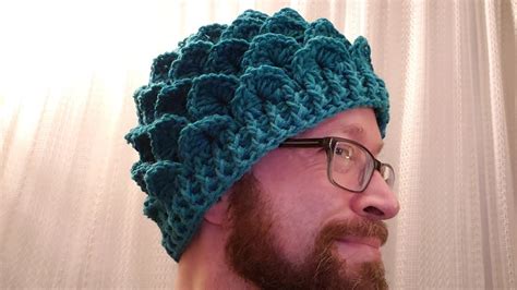Crocodile stitch hat pattern.  The Crocodile Stitch Hat is a crochet hat pattern mad...