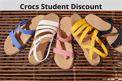 Crocs student discount. Join Crocs Club and get 15% off your next purchase, exclusive discounts, & more! ... Join Crocs Club and get the latest scoop on new arrivals, sales, special offers and receive 15% off your next purchase. ... Student Discount; Teacher Discount; Military Discount; Healthcare Discount; Affiliate Program; Gift Cards; Company. About Crocs; HEYDUDE; 