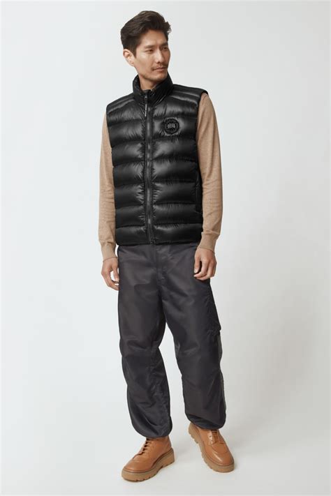 Crofton Vest Black Label Print Canada Goose US