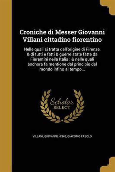 Croniche di messer giovanni villani cittadino fiorentino. - Handbook of psychology volume 4 experimental psychology.
