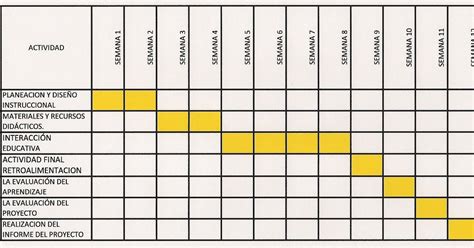 Cronograma - CRONOGRAMA DE ACTIVIDADES ETAPAS O …