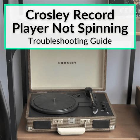 The Crosley Turntable is a pretty decent record player. As such, what can cause a spinning failure is pretty noticeable. Power Issues; This is the first box you want to have checked before anything else. If you happen to be having a faulty power supply, you’re less likely to have the player running at all. Most Crosley units use a wart-style .... 