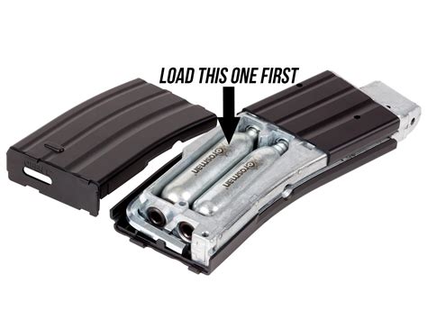 Crosman dpms sbr magazine disassembly.  After some research, a friend found th...