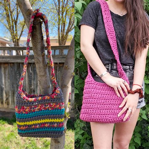 Cross Body Crochet Bag