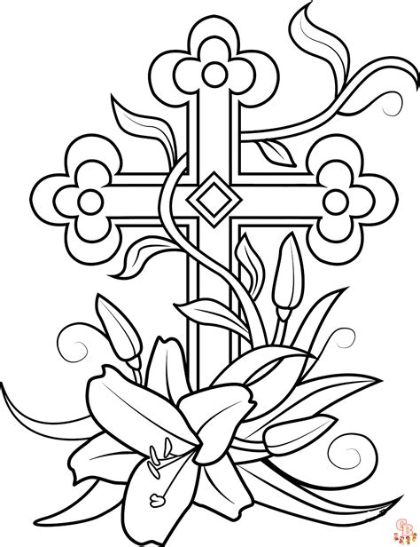 Cross Coloring Pages Getcoloringpages Com