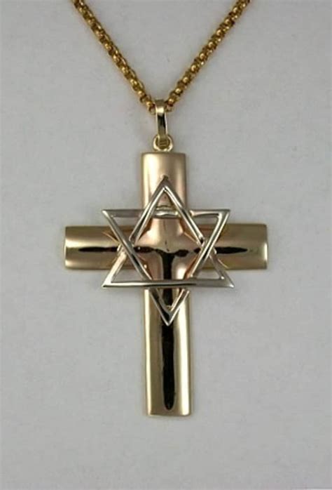 Cross Star of David - Etsy