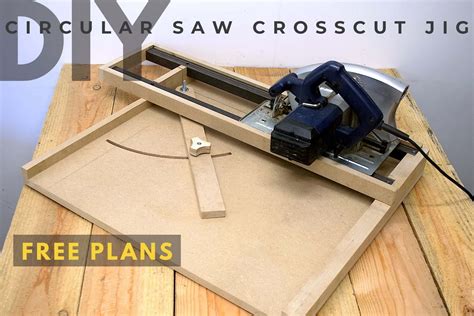Cross cut platform for your circular saw.  Key Takeaways.  This homemade circular saw c...