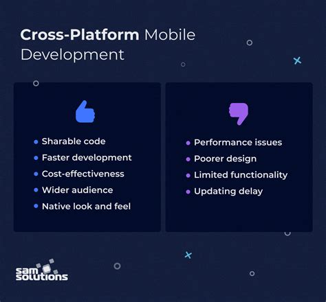 Cross platform mobile development. Top 5 Cross-platform Mobile Development Frameworks. Despite dozens of cross-platform mobile frameworks flooding the market, the list of leading one-of-a-kind technologies running on multiple … 