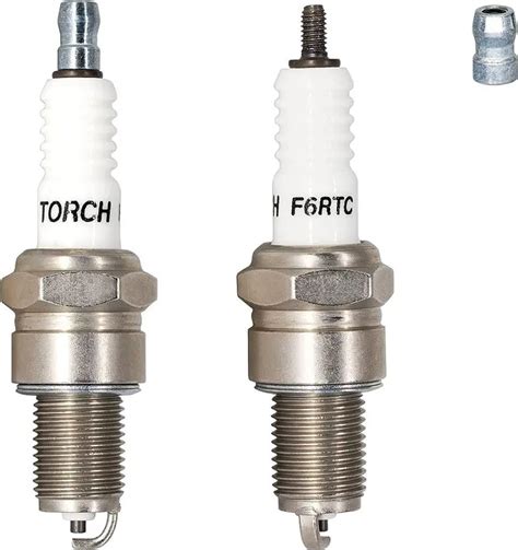 What is cross reference to Torch spark plug F6RTC? Updated: 10/19/2022. Wiki User. ∙ 10y ago. Best Answer. NGK BPR6ES. Champion RN9YC. Champion Rn11YC4 [hotter plug fights carbon buildup.. 