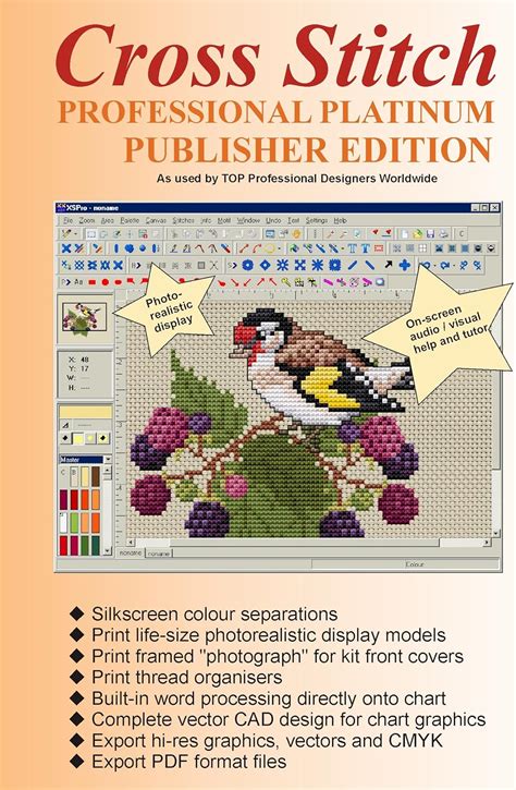 Cross stitch platinum. &amp;nbsp;Robin's Easter is the title of this cro...