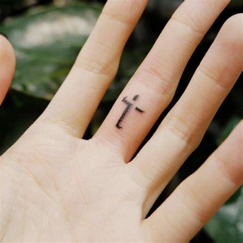 Cross tattoos for fingers. 2. Fingers: Cross tattoos on fingers can represent a desire for guidance in every action, as our hands and fingers are involved in almost everything we do. It could … 