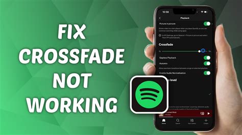Crossfade spotify not working.  The crossfade function works fine if I'm...