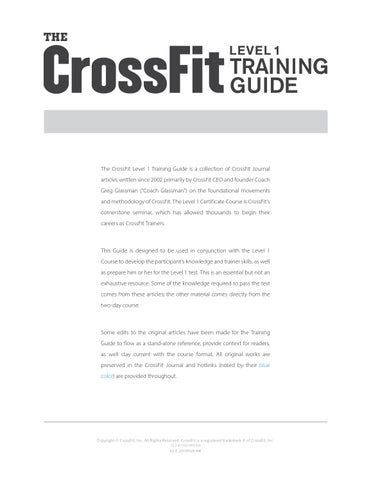 Crossfit training guide sample test answers. - Historia general moderna siglos xxviii-xx -tomo ii.