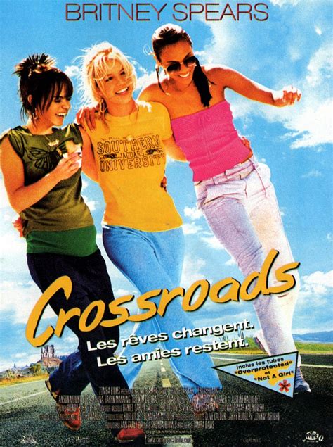 Crossroads 2002 movie. Crossroads. 2002 | Maturity Rating: 6 | 1h 33m | Comedy. When childhood friends Lucy, Mimi and Kit take a road trip, they get the chance to bond again, fall in love and find out just who they really are. Starring: Britney Spears, Anson Mount, Zoe Saldaña. 