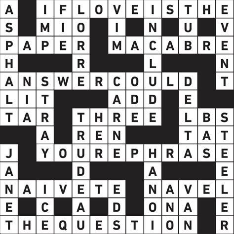 Crossword Answer For Honestly