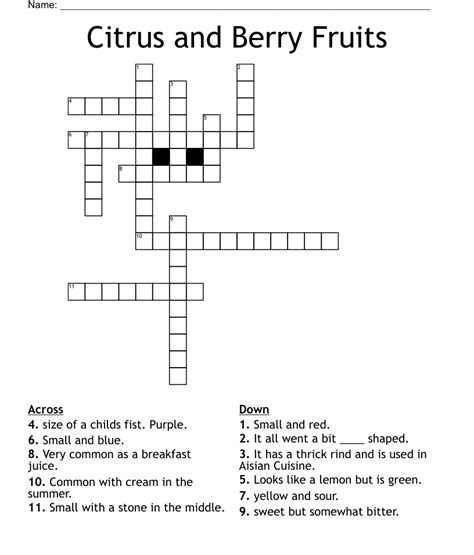 Hybrid citrus fruits -- Find potential answers to this crossword clue at crosswordnexus.com. Crossword Nexus. ... People who searched for this clue also searched for: Old pro Bird with a reduplicative name Nest protest From The Blog Puzzle #116: Come Together (acrostic!)