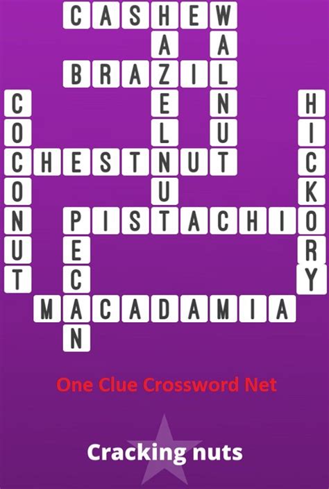 Crossword clue nuts. All crossword answers with 6 & 9 Letters for Type of nut found in daily crossword puzzles: NY Times, Daily Celebrity, Telegraph, LA Times and more. Search for crossword clues on crosswordsolver.com 