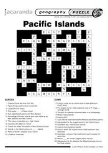Crossword Clue. Here is the answer for the crossword clue Large island in the Pacific (6) featured on February 14, 2024. We have found 40 possible answers for this clue in our database. Among them, one solution stands out with a 94% match which has a length of 6 letters. We think the likely answer to this clue is BORNEO.. 