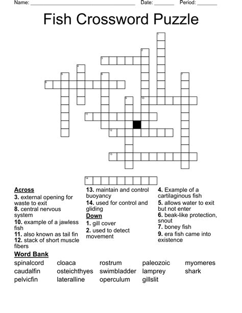 Crossword fishtailed. Our best crossword lexicon answer is: SLUE. For the puzzel question FISHTAIL, E.G. we have solutions for the following word lenghts 4. Your user suggestion for FISHTAIL, E.G. Find for us the 2nd solution for FISHTAIL, E.G. and send it to our e-mail (crossword-at-the-crossword-solver com) with the subject "New solution suggestion for FISHTAIL, E ... 