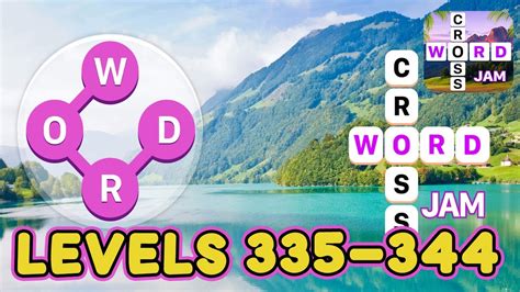 Level 342 Level 343 Level 344. Next Levels Level 346 Level 347 Level 348. Our goal with this site is to provide as many answers, guides, and cheats as possible for your use. This page is specifically for Crossword Jam, but you can check out the other games we support. 