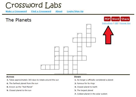 Crossword Labs is the simplest way to build, print, share and solve 