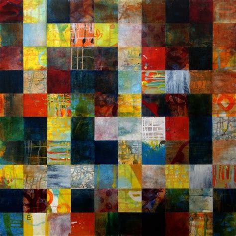 Crosswords Collage Original collage, Modern art abstract, Painting