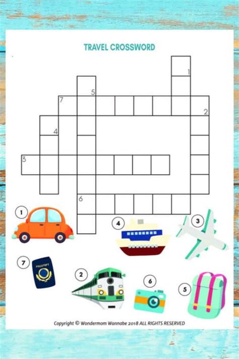 Crosswords Travel Learning Platform