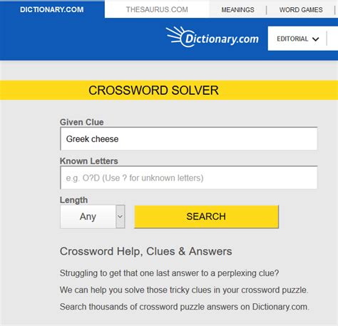 Crosswordsolver Com Dictionary