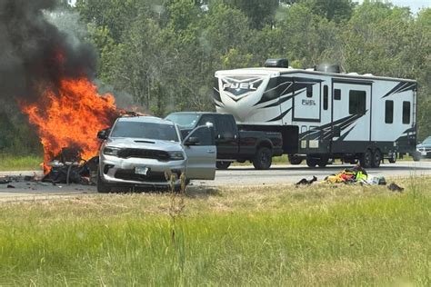 Crow Wing County deputy, 3 others injured in fiery collsion