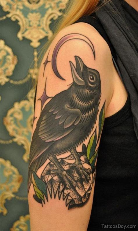 Crow tattoo shoulder. Things To Know About Crow tattoo shoulder. 