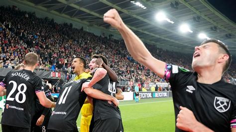 Crowd trouble mars West Ham’s win at AZ Alkmaar in Europa Conference League semifinals