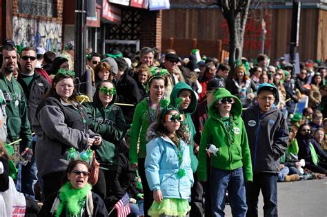 Crowds gathering for South Boston St. Patrick’s Day Parade