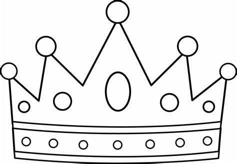 Crown Coloring Pages Printable