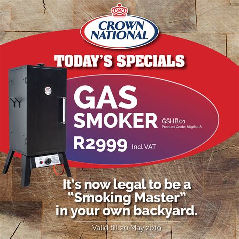 Crown National - This amazing gas smoker is available now ... - Facebook