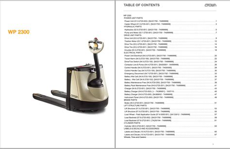 Crown fc4000 series forklift parts manual. - Isuzu 6 cylinder 6bd1 shop manuals.