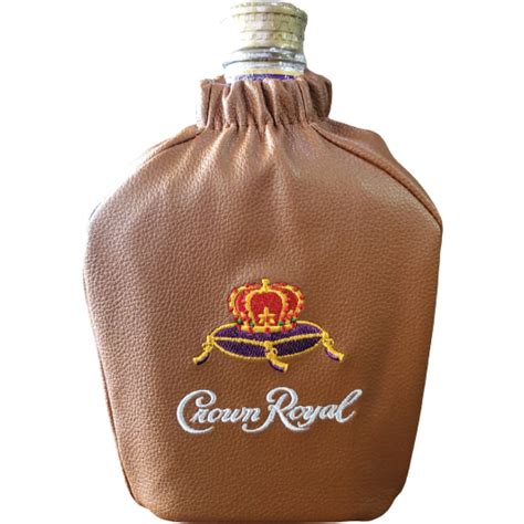 Crown royal football bags. Source eBay. Brand New limited edition Crown Royal collectible leather football bag with Kansas City Chiefs logoThis listing is for the limited leather bag and original box ONLYAlcohol or bottle is NOT includedThis authentic collectible bag fits perfectly around any crown 750 mL bottleCheers! Items in the Price Guide are obtained exclusively ... 