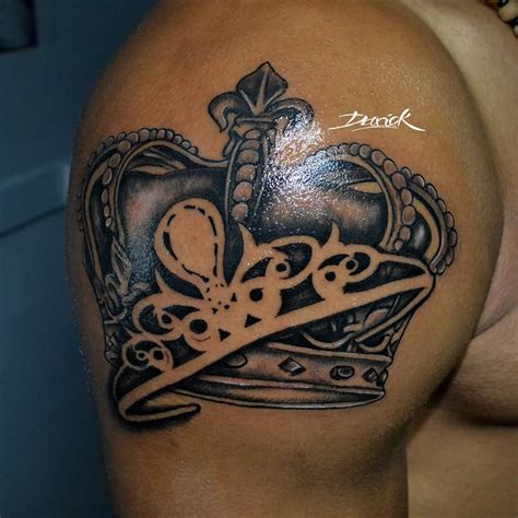 Crown tattoo on shoulder meaning. Try a Temporary Tattoo. Japanese tattoo art can skillfully amalgamate different mythological entities, like the dragon, snake, and tiger, creating nuanced symbolism. When combined, the tiger’s relentless determination and the dragon’s wisdom encapsulate the yin-yang concept of life. The traditional Japanese tattoo technique, … 