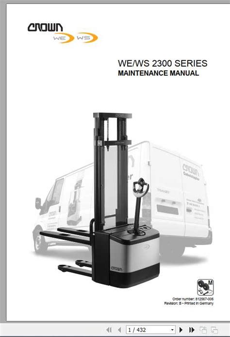 Crown we ws2300 series manuale di manutenzione per carrelli elevatori. - Solution manual modern advanced accounting in canada.