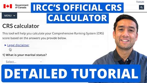 Crs score calculator for healthcare workers. .  ...