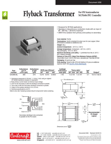 Crt flyback transformer datasheet.  This session examines how they're reshapi...