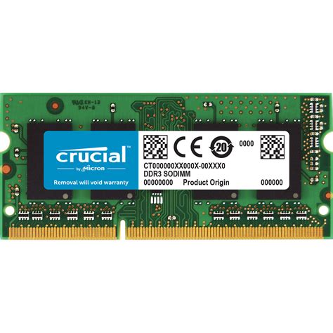 Crucial CT8G3S160BM 8GB Mac Memory Module - DDR3, 1600 …