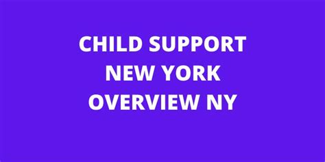 Crucial Changes Coming to New York Child Support Cards