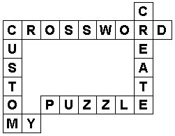 Crucipuzzle maker.  Free instant online crossword puzzle maker--quickl...