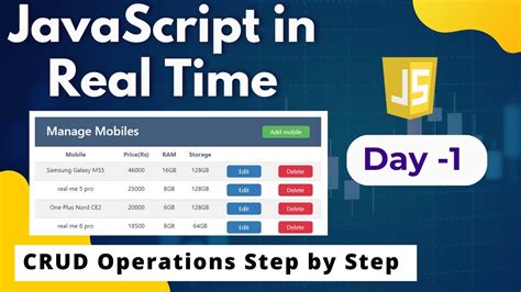 Crud operations with html css javascript Crud operations in