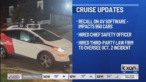 Cruise issues voluntary software recall following October crash