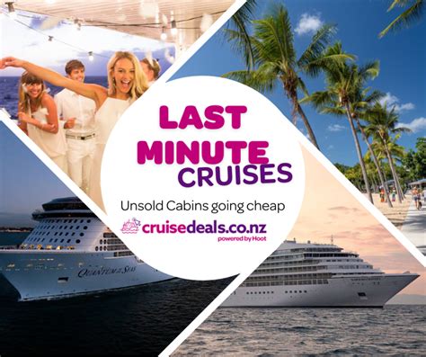 Cruise last minute. With our cruise search we show you the best last minute cruise deals leaving in the next 30 days. So you can easily find the perfect vacation for the best price without stress. From South America, to Australia or the Caribbean, even cruises leaving soon offer you a wide variety of ways to discover the world. And departing in less than a month ... 
