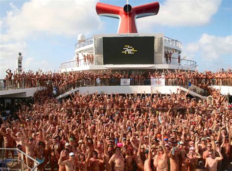 Cruise nudes. At the time of writing Bare Necessities was offering 3 cruise itineraries: Adriatic Odyssey 2022 – Royal Clipper (June 25th July 9th) Big Nude Boat 2023 – Carnival Pride cruise ship (Feb 12th to 26th) Wonders of the Mediterranean 2023 – Royal Clipper (July 18th to August 1st, 2023) Note, the Royal Clipper is a 5-masted sailing vessel. 