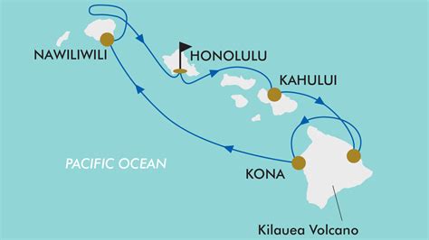 Cruise the hawaiian islands. There is only one American-flagged cruise ship, The Pride of America, that departs from Honolulu most Saturdays on a 7-night Hawaiian cruise. Although it ... 