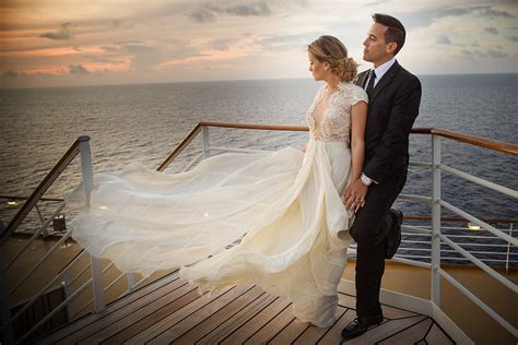 Cruise weddings. Step 3: Get in Touch. After you’ve narrowed down your preferred itinerary and wedding package choices, call 1-866-535-2352 or email us and one of our event specialists will be in touch as soon as possible. Get married on a luxury cruise ship with our cruise wedding packages. From weddings at sea to shoreside cruise weddings, there's a perfect ... 