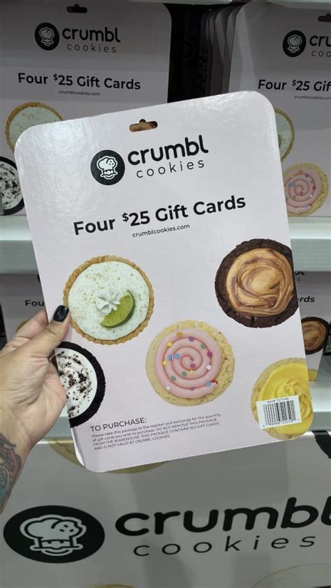 Crumbl gift card. All Physical Gift Cards are shipped to the shipping address you provided at the time of purchase. Physical Gift Cards are packed in a single envelope or box (depending on order size) containing all of the cards that were ordered, along with a packaging list detailing the package contents. 